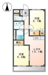 ベルグランデ高柳の物件間取画像